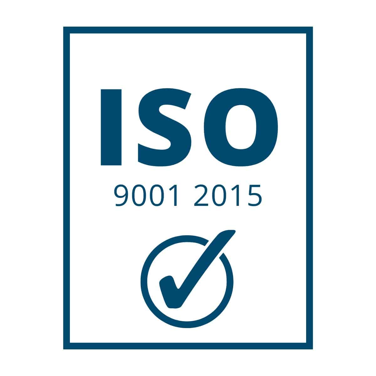 ISO9001 certification in progress